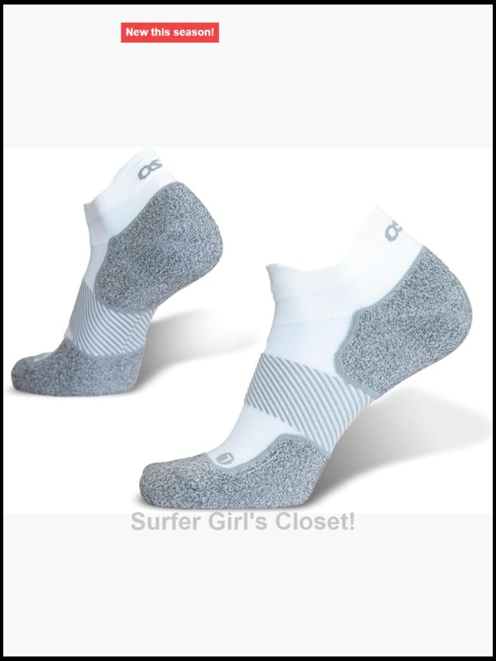 No-Show Socks with Blister Protection & Light Compression